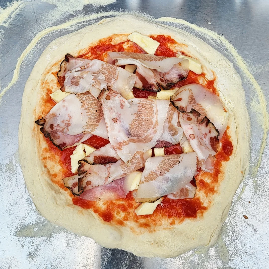 Preparation d'une pizza