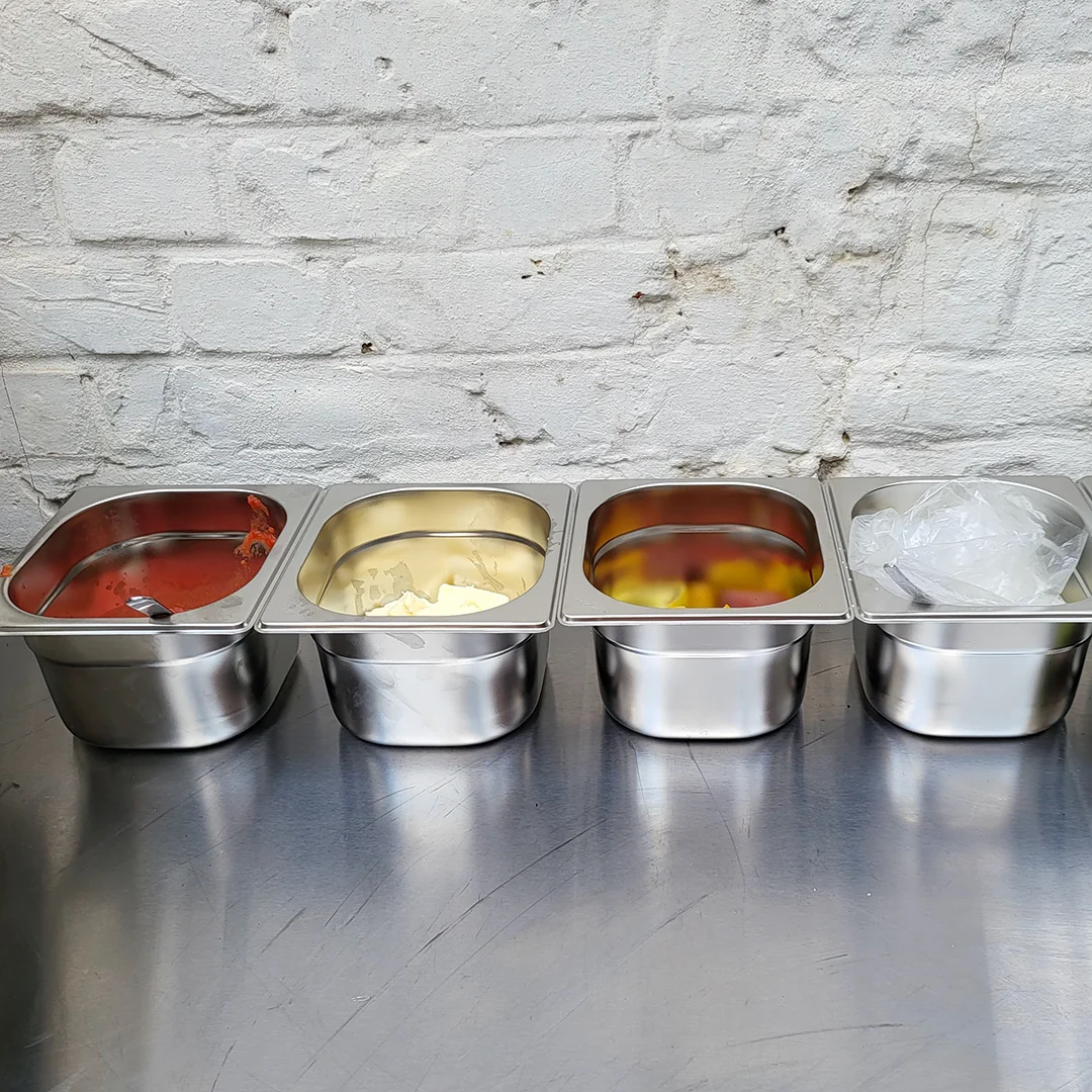 Ingredients pour composer une pizza